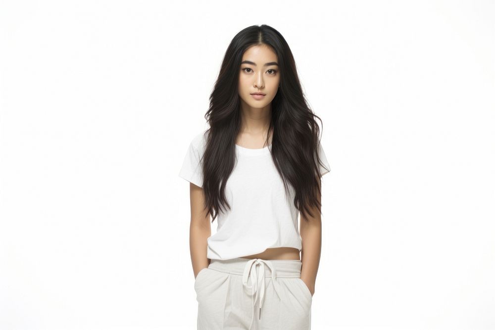 Asian girl portrait sleeve adult.