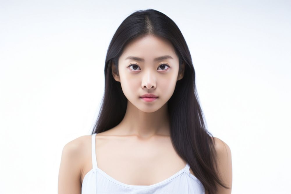 Asian girl portrait adult photo.