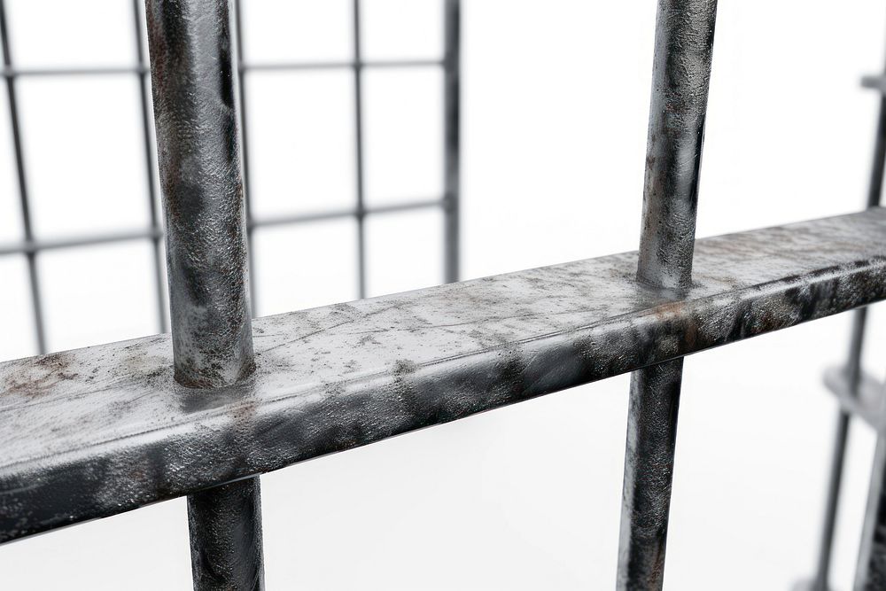 Prison metal bars backgrounds architecture punishment.