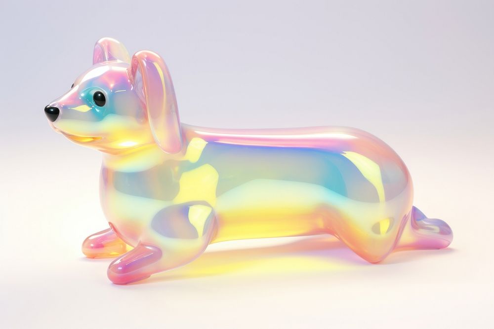3d render of dog figurine animal representation.