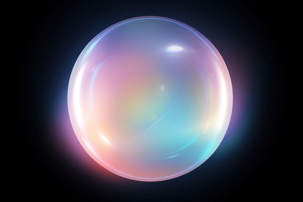 Sun bubble transparent sphere.