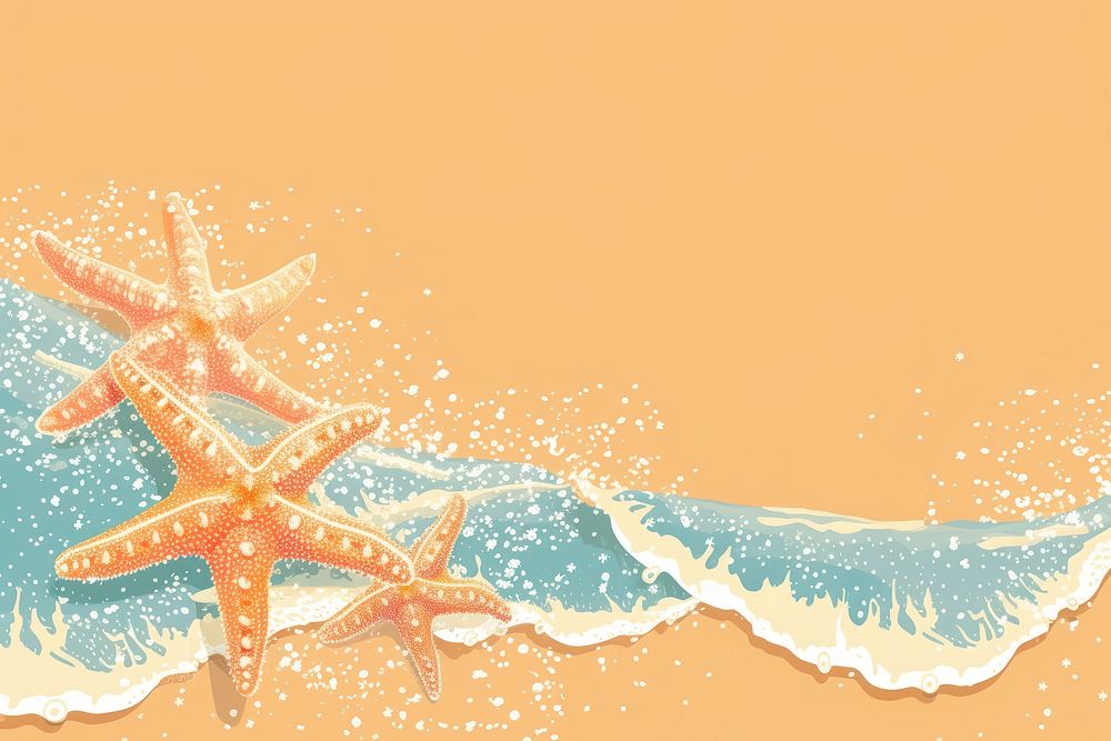 Starfish backgrounds sand invertebrate.