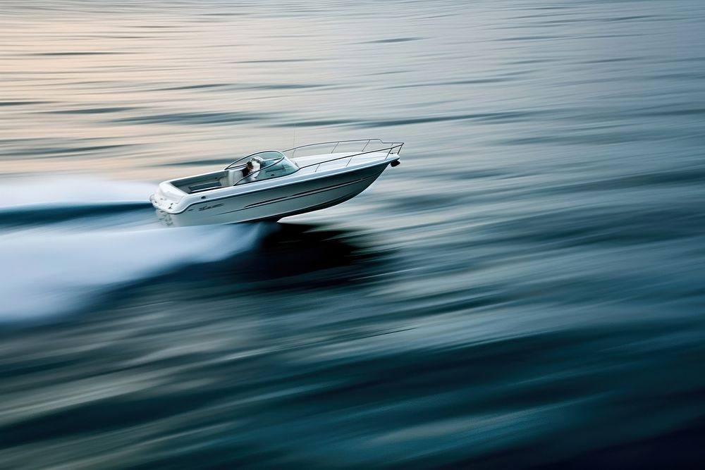 Speed boat vehicle boating sports.