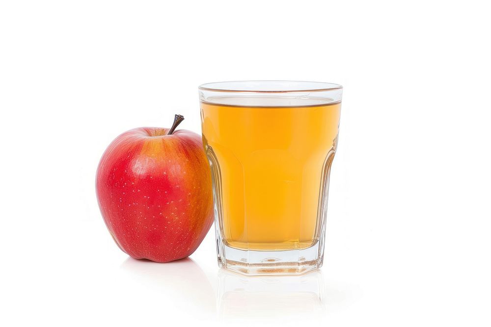 Apple juice drink fruit glass.
