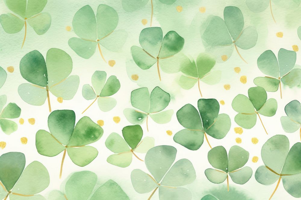 Clover leaves abstract cute shape backgrounds plant leaf.