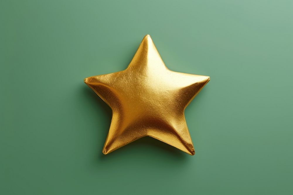 Gold star symbol celebration simplicity.
