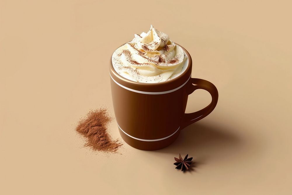 Hot chocolate logo dessert coffee drink.