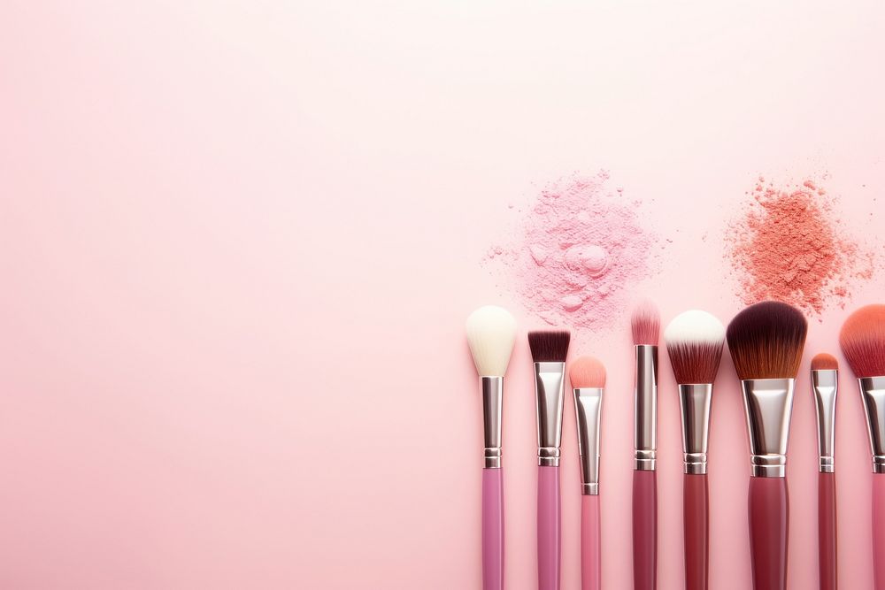 Cosmetics brush variation lipstick.