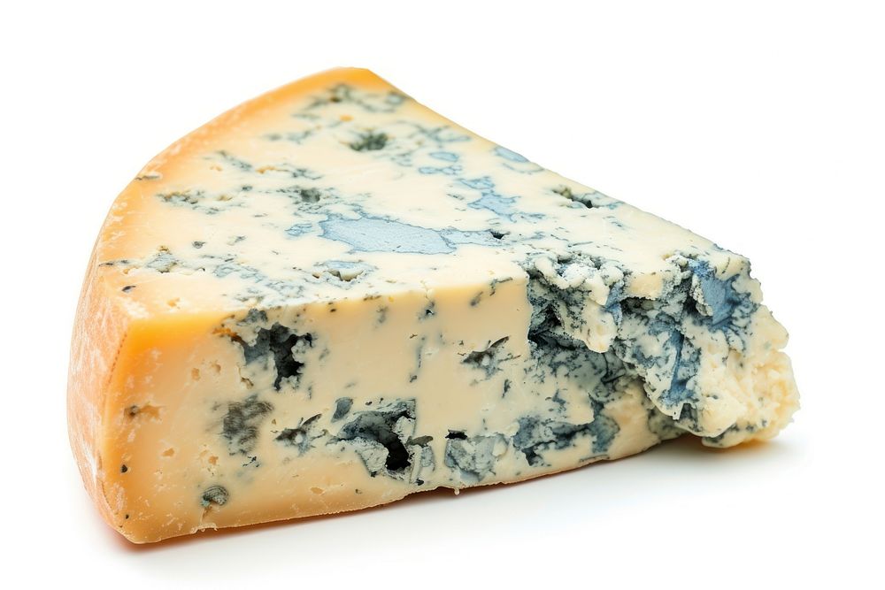 Blue cheese food parmigiano-reggiano white background.