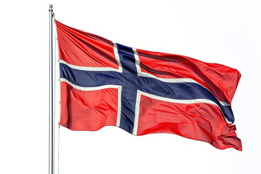 Flag of norway architecture patriotism outdoors.