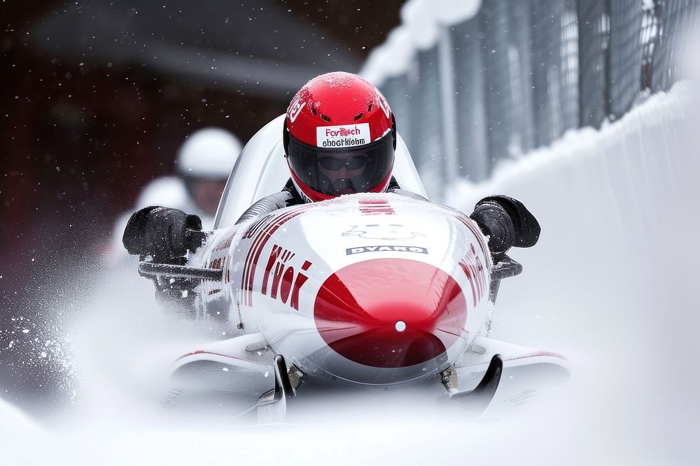 Bobsleigh outdoors helmet sports. | Premium Photo - rawpixel