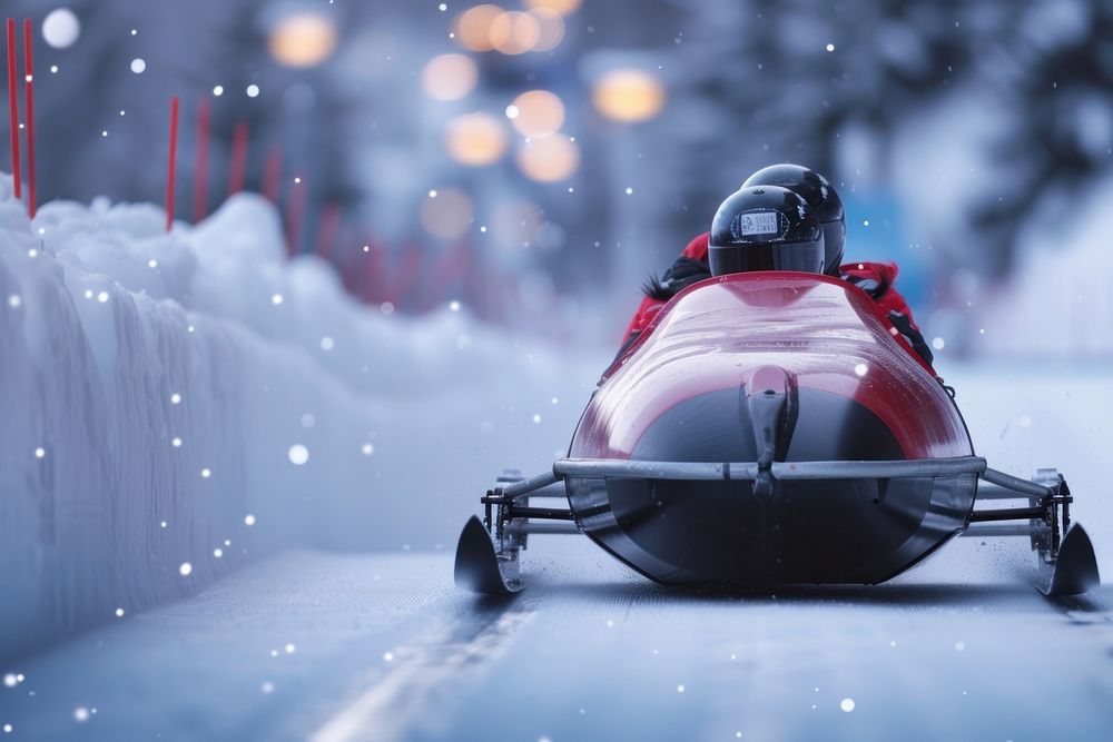 Bobsleigh snowmobile outdoors helmet. | Premium Photo - rawpixel