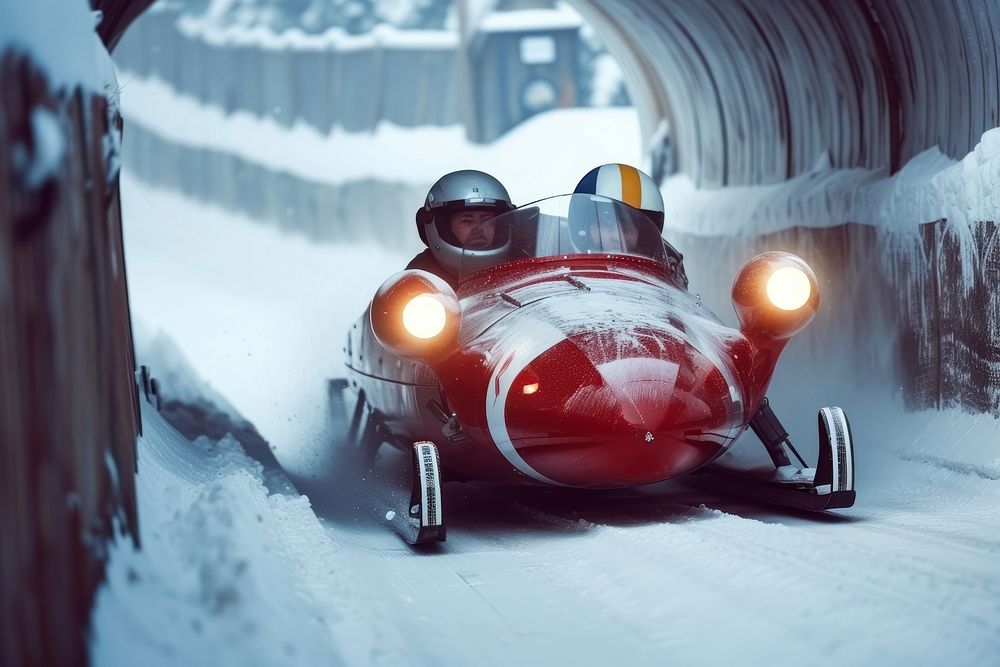 Bobsleigh outdoors vehicle helmet. | Premium Photo - rawpixel