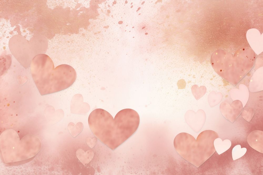 Blush brown watercolor background backgrounds heart petal.