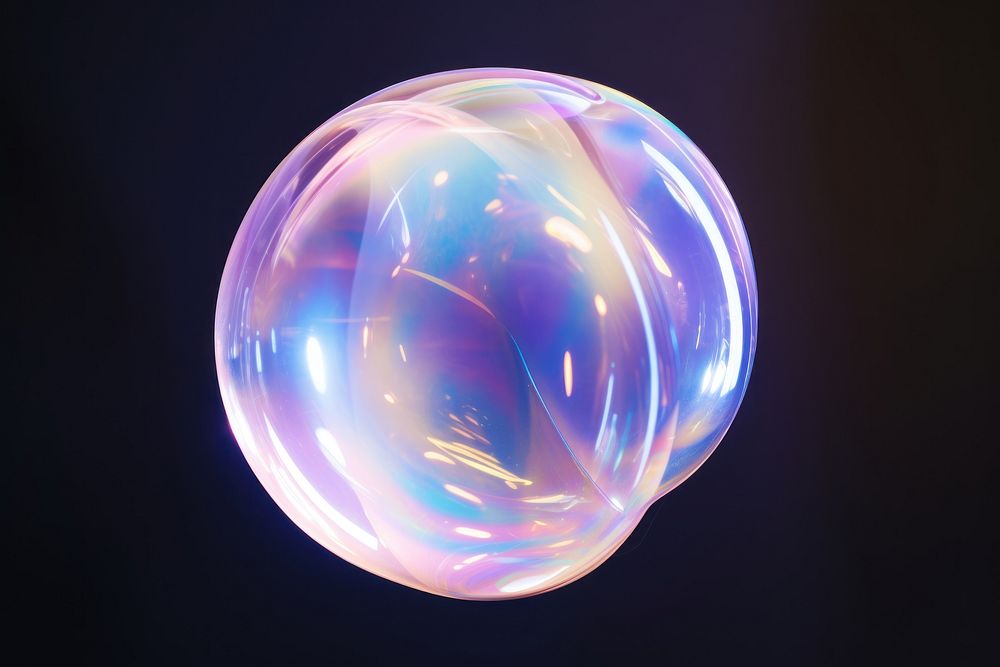 Gift bubble transparent sphere.