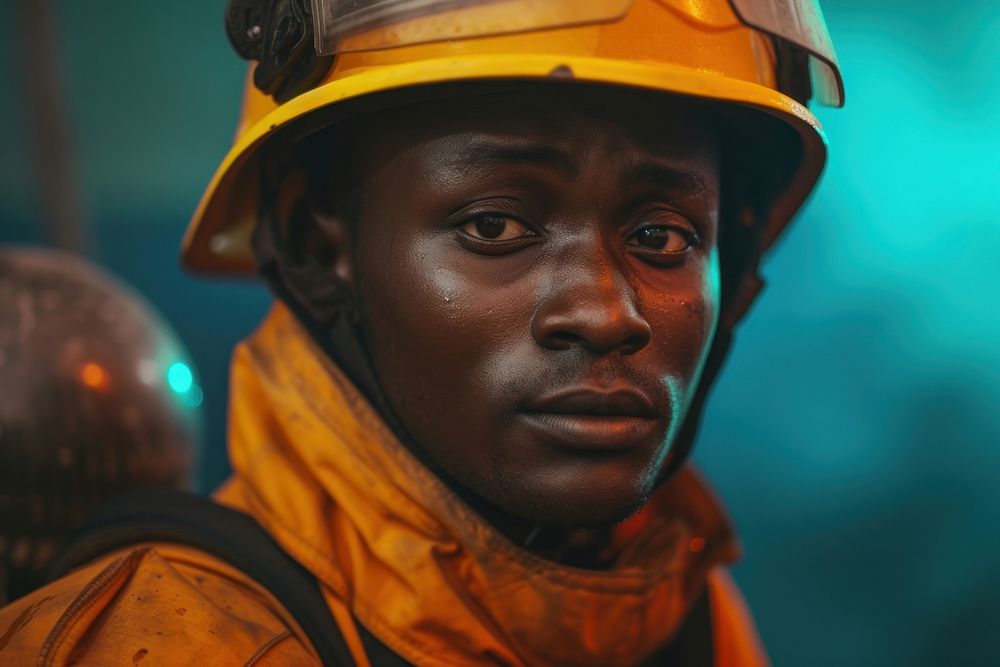 Firefighter firefighter hardhat helmet.