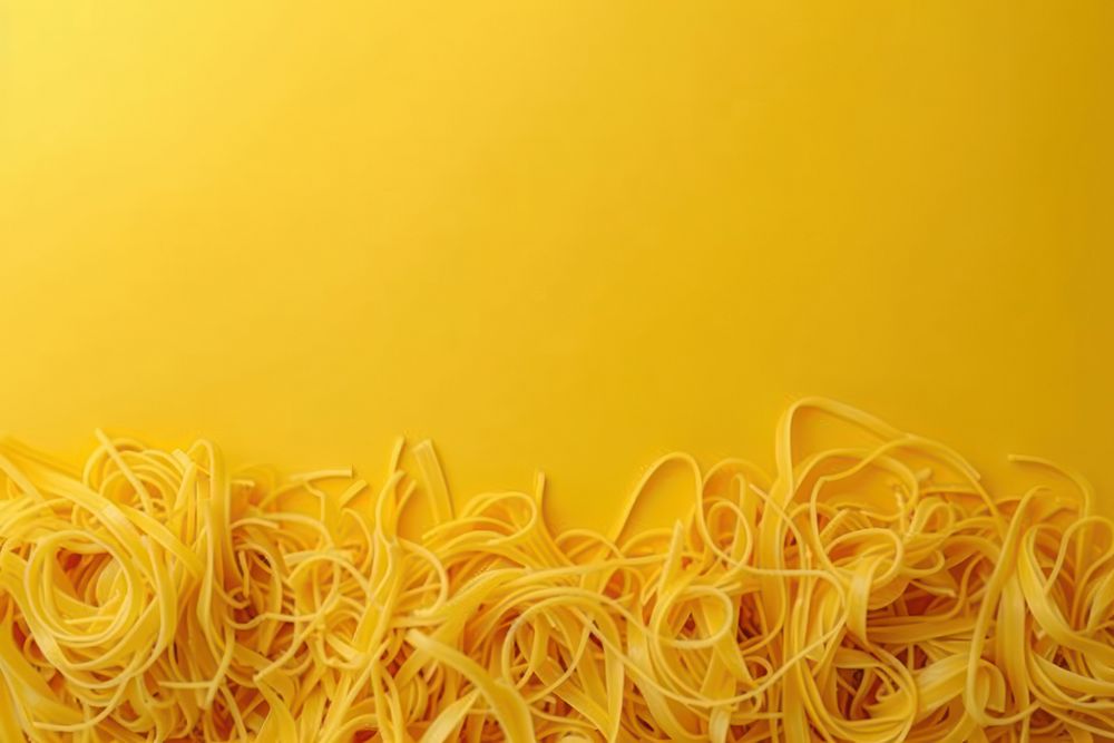 Spaghetti border backgrounds yellow fettuccine.