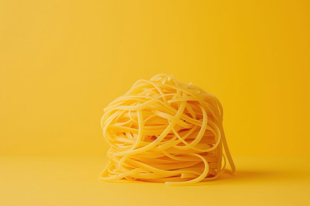 Spaghetti yellow fettuccine vermicelli.