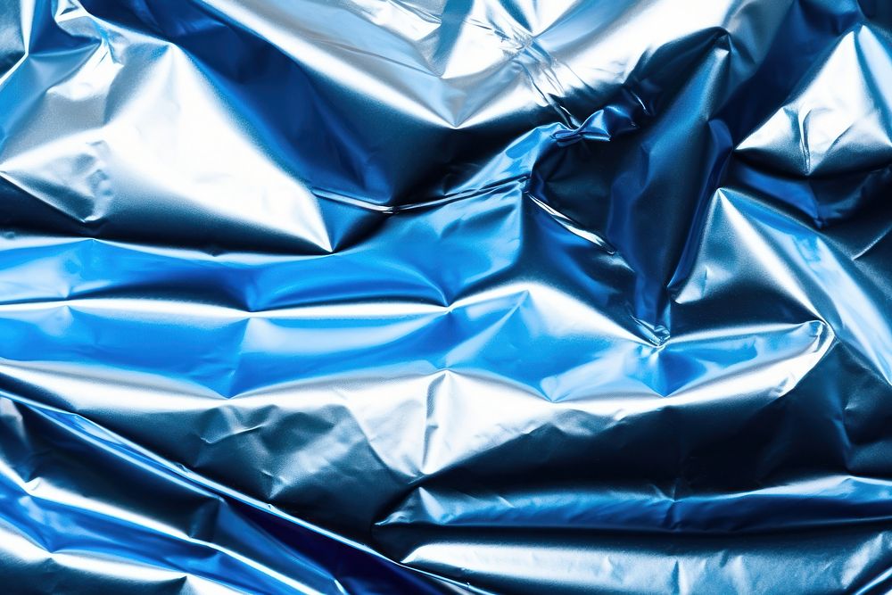  Blue backgrounds wrinkled metal. AI generated Image by rawpixel.