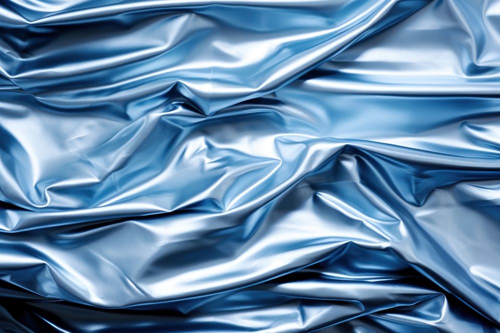  Blue backgrounds wrinkled silk. AI generated Image by rawpixel.