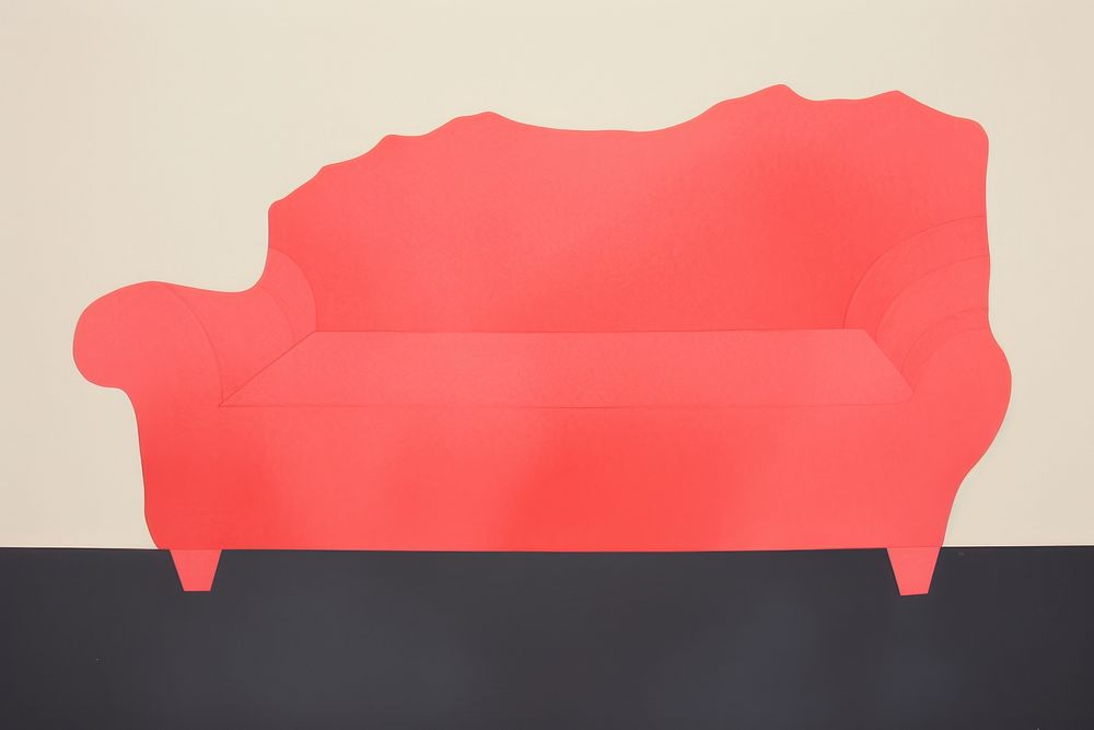 Sofa furniture rectangle armchair.