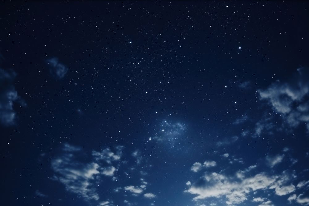  Night sky outdoors nature constellation. AI generated Image by rawpixel.