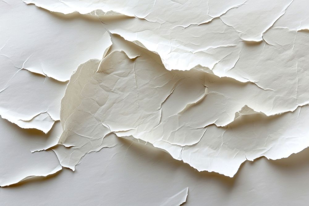 White torn paper.