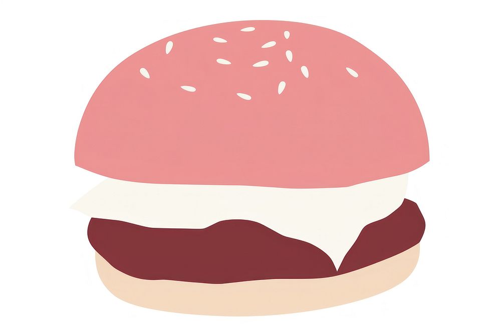 Burger minimalist form food hamburger freshness.