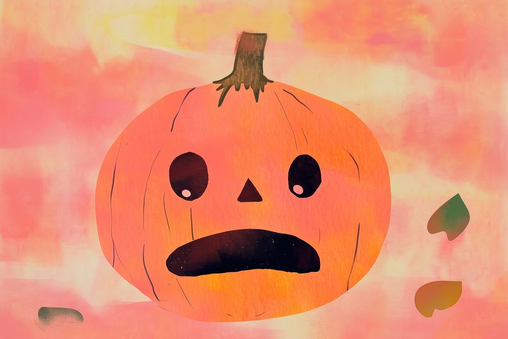 Cute pumpkin illustration halloween festival person.