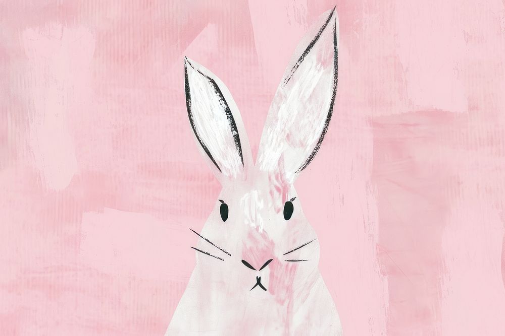 Cute rabbit illustration weaponry animal mammal.