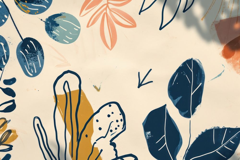 Cute shadow illustration graphics painting pattern.