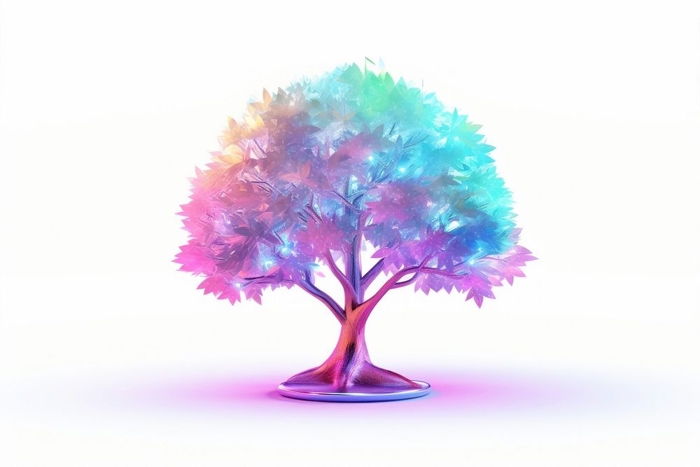 Tree plant white background creativity. AI generated Image by rawpixel.
