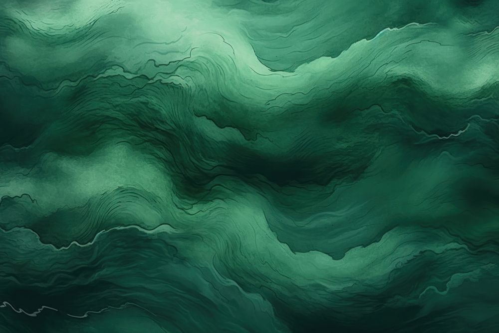  Green backgrounds nature ocean. AI generated Image by rawpixel.
