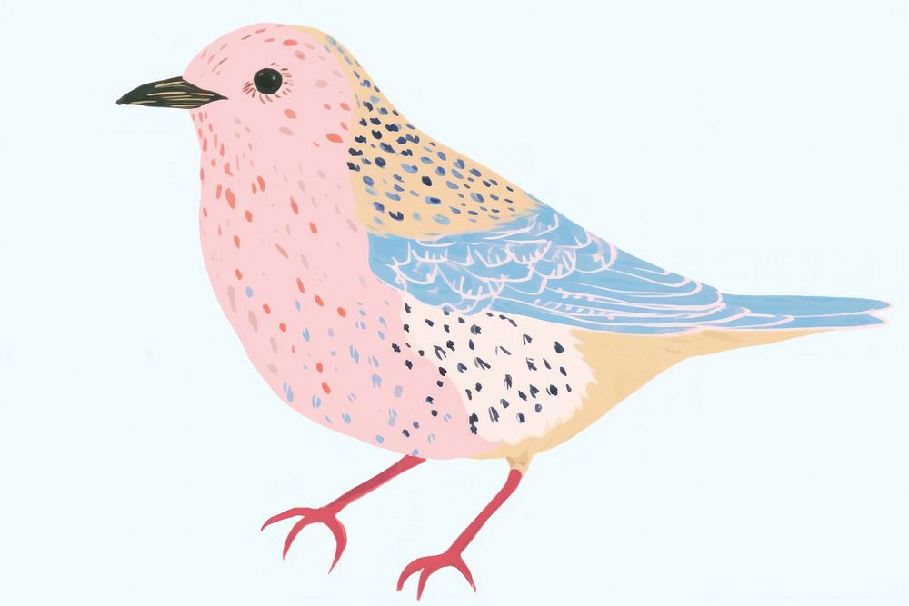 Bird drawing animal art. AI generated Image by rawpixel.