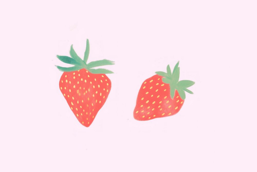Strawberry backgrounds fruit plant. AI generated Image by rawpixel.