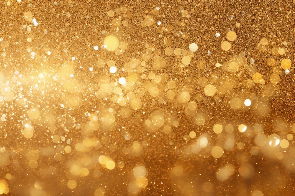  Gold glitter backgrounds nature night. AI generated Image by rawpixel.