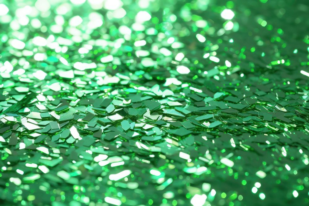  Green 3D iridescent glitter backgrounds jewelry green. AI generated Image by rawpixel.