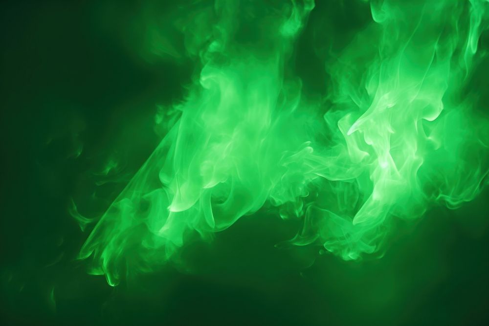  Green light leaks film burn overlay background green backgrounds smoke. AI generated Image by rawpixel.