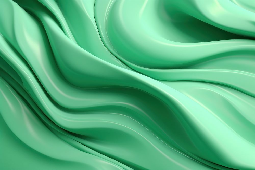  Mint green 3D liquid texture backgrounds silk transportation. AI generated Image by rawpixel.