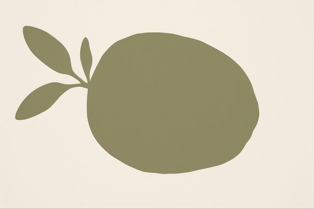 Olive shape plant fruit.