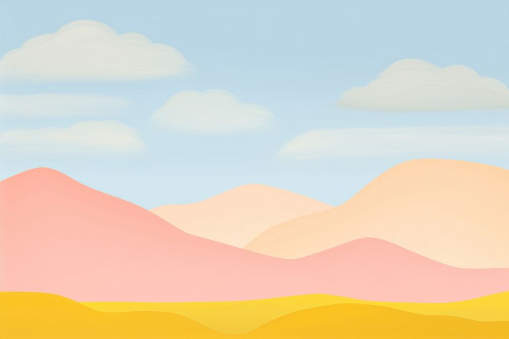  Mountain background backgrounds outdoors painting. AI generated Image by rawpixel.