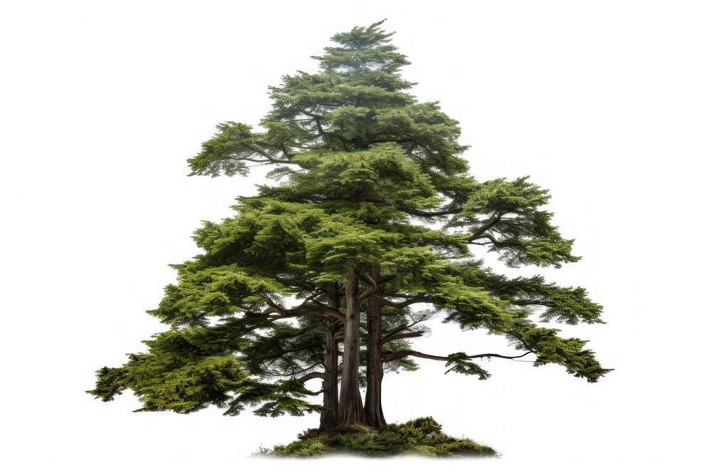Cedars of god tree nature plant pine. AI generated Image by rawpixel.