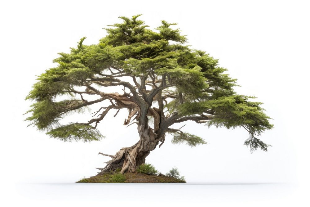Cedars of god tree bonsai nature plant. AI generated Image by rawpixel.