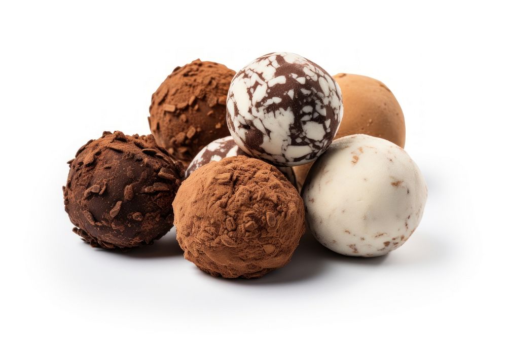Chocolate truffles dessert food egg. AI generated Image by rawpixel.