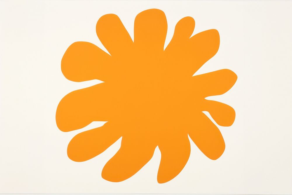 Sun flower minimalist form shape logo creativity.