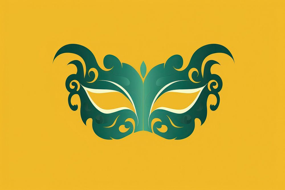 Mardi gras mask logo celebration creativity.