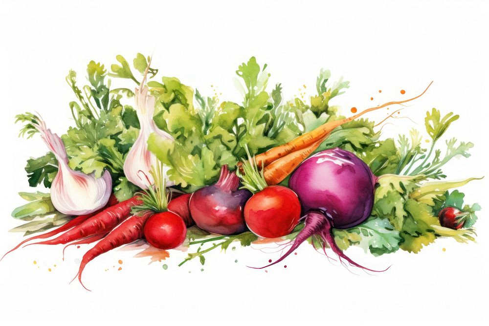 Farm to table vegetable organic radish.