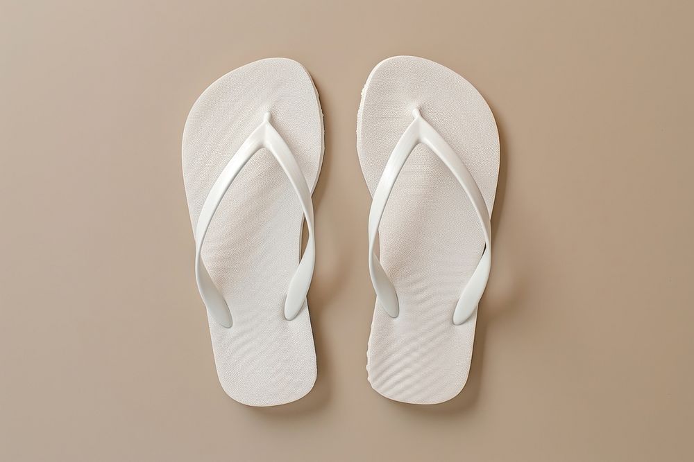 Flip-flops footwear white shoe.