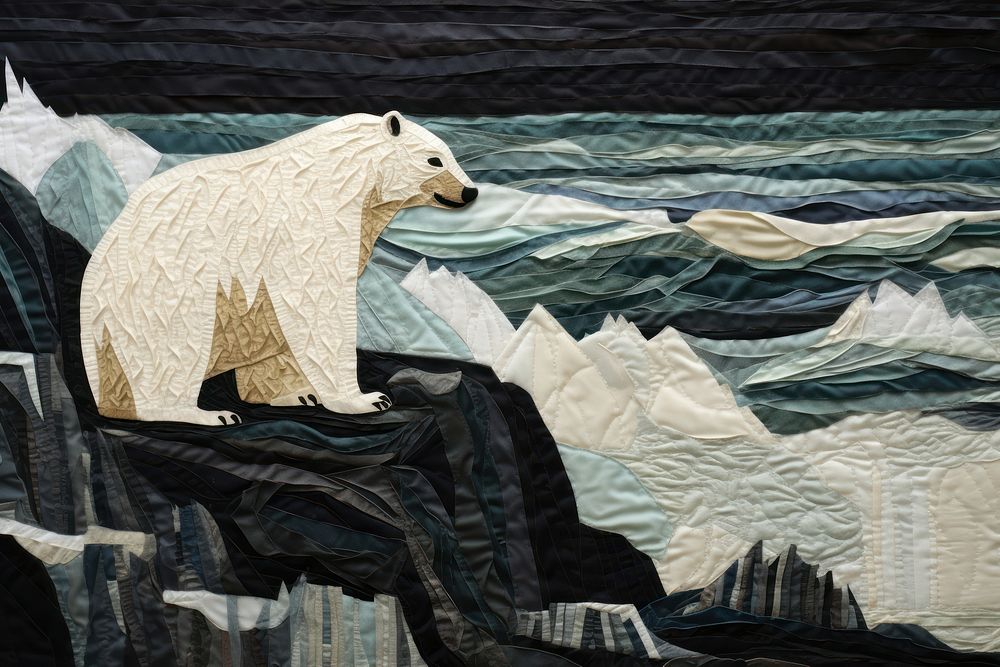 Arctic textile animal mammal.