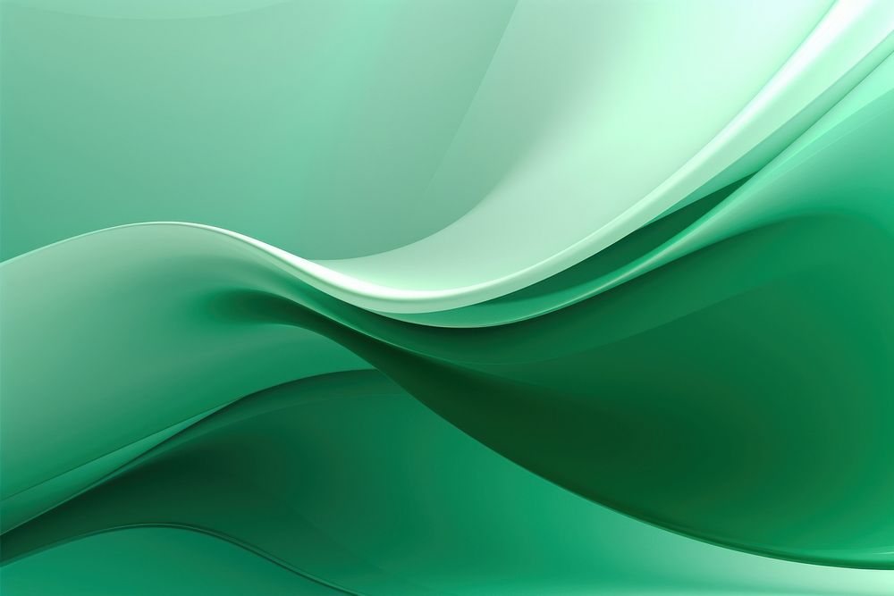 Green wave backgrounds abstract line.